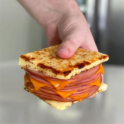 The Bread Cheese Hot Ham And Cheese Sandwich Food