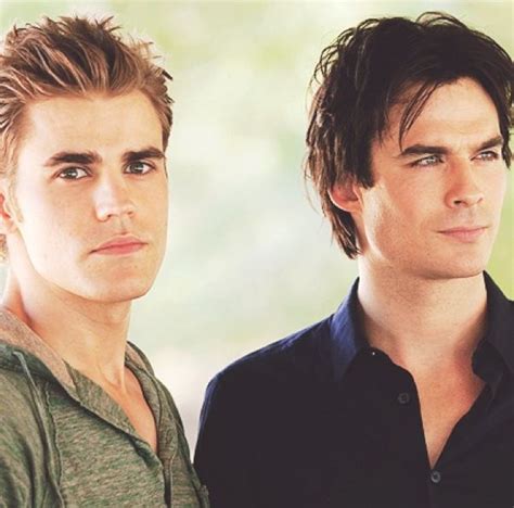 The Salvatore Brothers Vampire Diaries Damon And Stefan Damon And