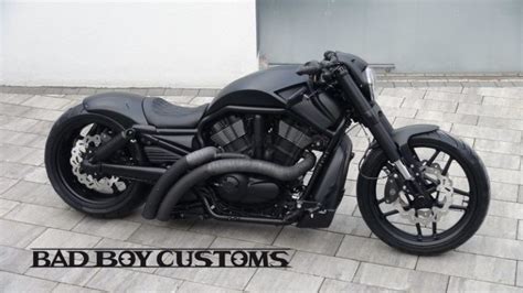 ⛔ Harley Night Rod Muscle Custom Mattblack By Bad Boy Customs