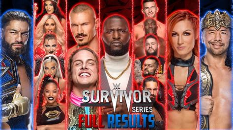 Full Wwe Survivor Series Results Youtube