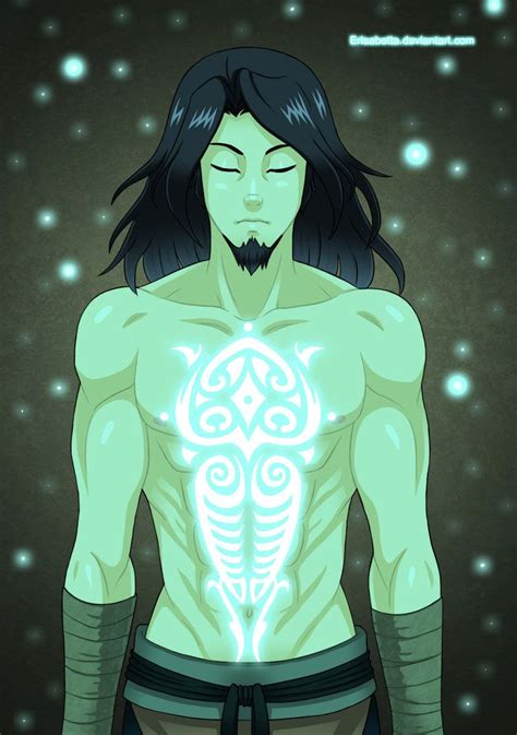Wan The First Avatar With Raavas Spirit Inside Him Avatar Wan Korra