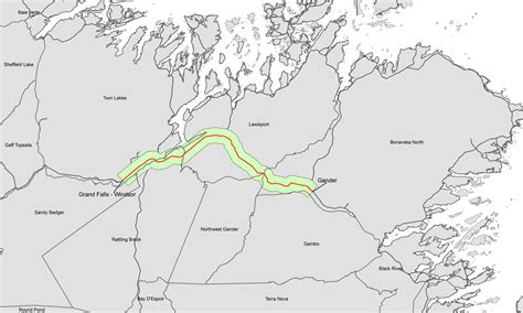 Moose Hunting Area Map Newfoundland
