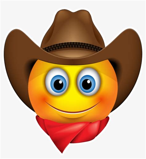 Cowboy Emoji Transparent Png 1024x1024 Free Download On Nicepng