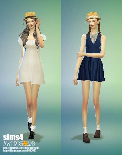Lace Ribbon Straw Hat At Marigold Sims 4 Updates