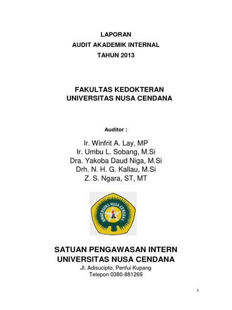 Proses dan pengalaman rekrutmen dan seleksi pt. Contoh Laporan Audit Internal