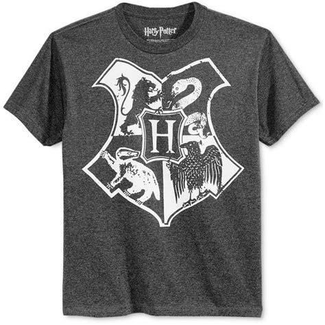 Bioworld Mens Harry Potter Hogwarts Crest T Shirt 24 Liked On