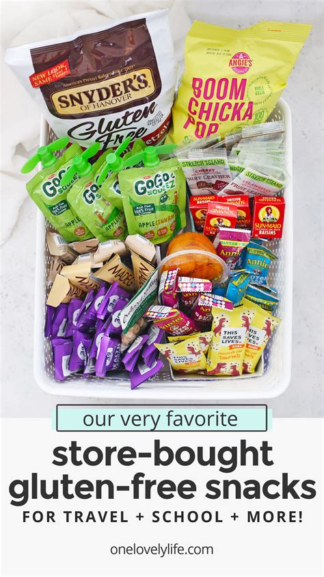 Our Favorite Store Bought Gluten Free Snacks For Kids