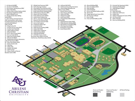 Acu Campus Map On Behance