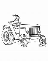 Tractor Coloring Printable sketch template