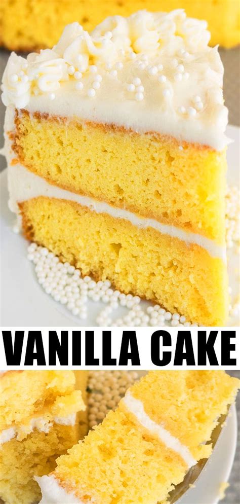 This vanilla cake recipe is a building block recipe. BEST VANILLA CAKE RECIPE- Quick, easy, classic, old ...