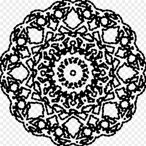 Rosette Vector Ornament Islamic Geometric Patterns Png Image Pnghero