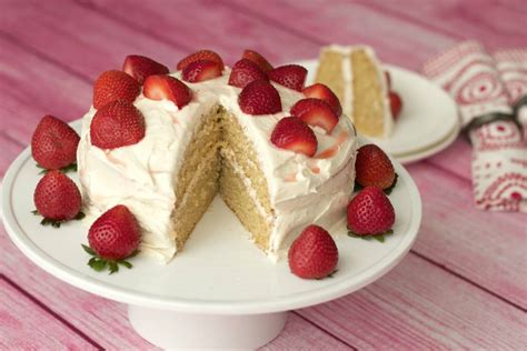 This cake is so light and moist. Vegan Vanilla Cake - Loving It Vegan