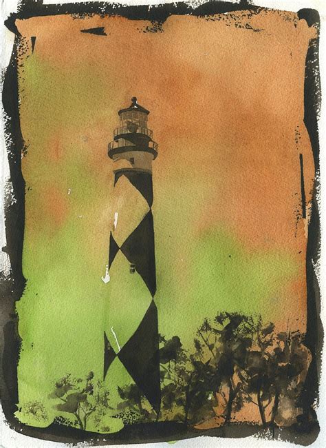 Cape Lookout Lighthouse Fine Art Outer Banks Nc Lighthouse Art Home D