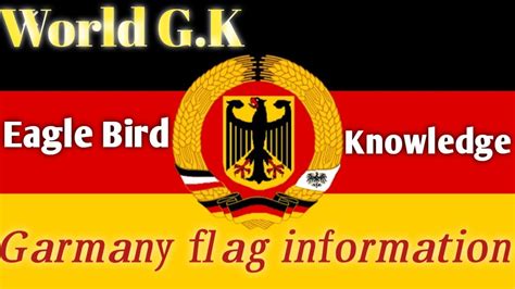 Germany National Bird Golden Eagle Flag Information For You Powerful