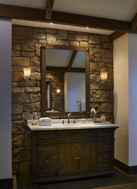5 out of 5 stars. Stone bathroom ideas - original decorations with great ...