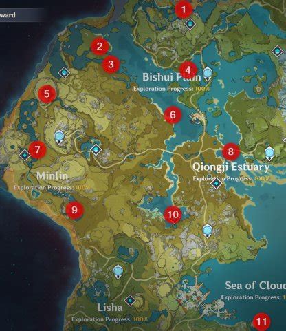 Genshin Impact Fishing Spots Locations Gamewith