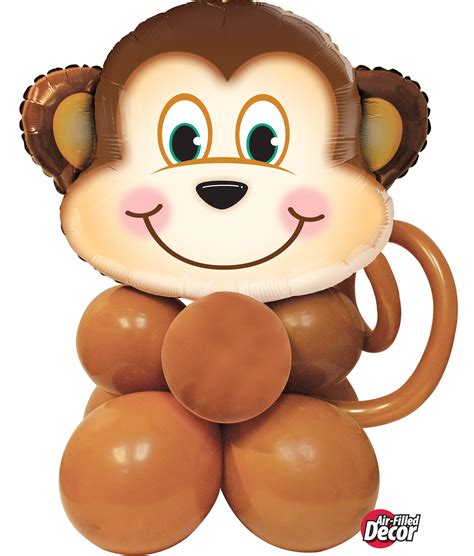 Mischievous Monkey Jungle Party Balloons Hokey Pokey Balloons