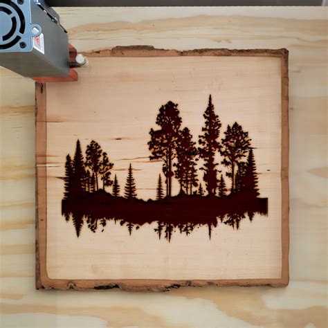 Horizon Treeline Svg File For Cricut Silhouette Laser Machines