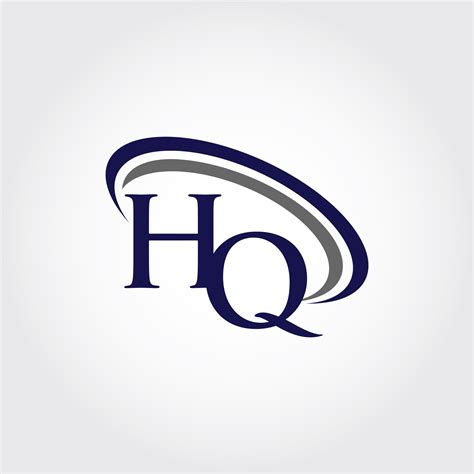 Monogram Hq Logo Design By Vectorseller Thehungryjpeg