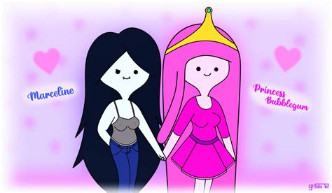 Adventure Time Marceline And Princess Bubblegum By Gn5572doesarts On