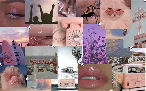 Aesthetic Laptop Collage Wallpapers Top Free Aesthetic Laptop Collage