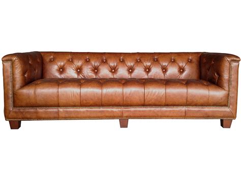 Antique Leather Sofatufted Back Sofaliving Room Sofa Living Room