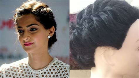 Sonam Kapoor Hairstyle Tutorialfrench Braids Buns