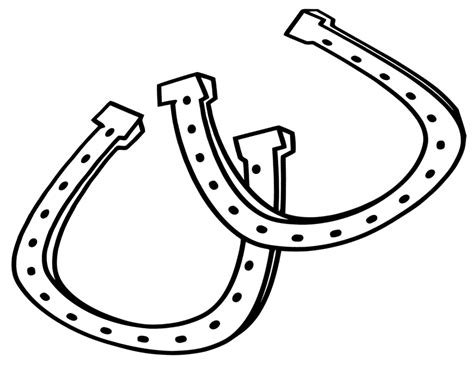 Grab your colored pencils and let's get started! Horseshoe coloring pages | Coloring pages to download and ...
