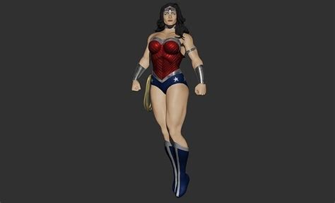 New 52 Wonder Woman Fanart 3d Model 3d Model 3d Printable Cgtrader