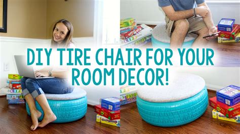 Map decor has caught our eye lately and this. DIY Tire Chair - A Little Craft In Your Day