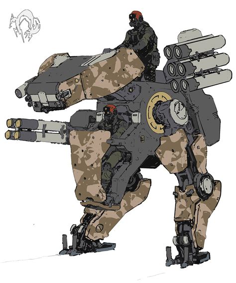 Metal Gear Roo Concept Art For Metal Gear Aj Trahan