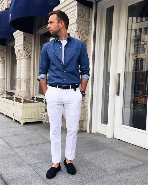 40 Ways To Style White Pants For Men Trendy Styling For Neat Men