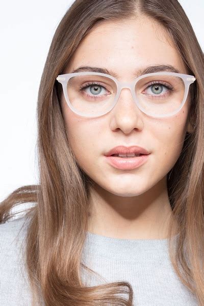 Jasmine White Acetate Eyeglasses Eyebuydirect