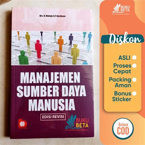 Jual Manajemen Sumber Daya Manusia Edisi Revisi Malayu S P Hasibuan