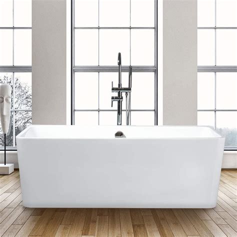 Einen platz zum entspannen, einen raum der inspiration, einen ort der. ICARIA: Rechteckige Freistehende Badewanne Modernes Design