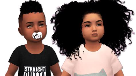 Famous Concept 19 Curly Black Girl Hair Sims 4 Cc 44e
