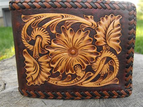 Hand Tooled Leather Sheridan Wallet