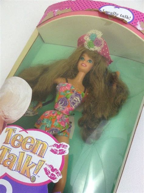 Teen Talk Brunette Pink Barbie Doll Mattel Talking Vintage 1991 Sealed 90s Toy Other