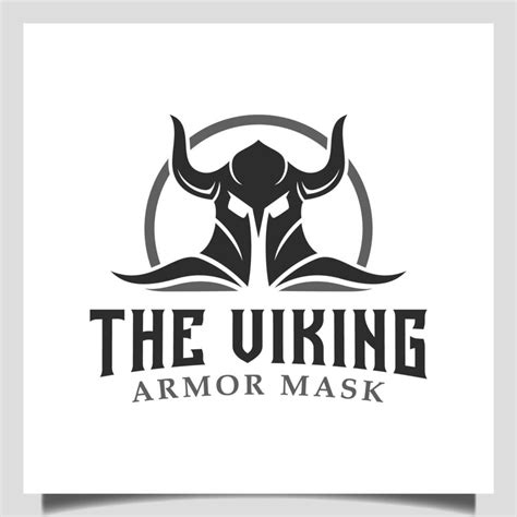 Viking Armor Helmet Logo Design For Fit Gym Game Club Sport 9325157