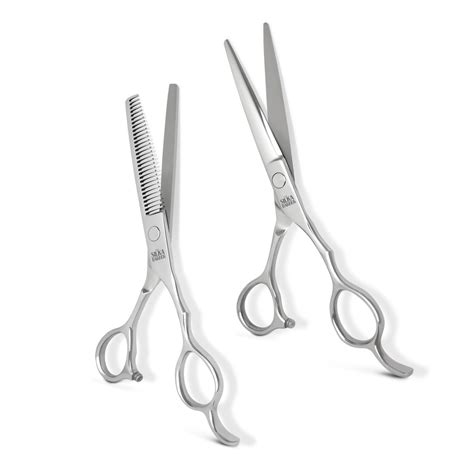 The Silka Barber Hairdressing Straight Scissor And Thinning Set 71b And 72b