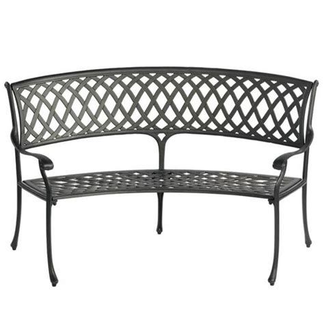 Cast Aluminium Garden Furniture Curved Outdoor Benches Curved Benches