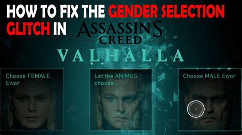 How To Fix The Gender Selection Glitch In Assassins Creed Valhalla Ps