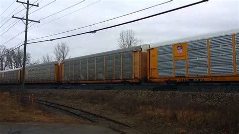 Detroit Csx Rail Car Freight Train Youtube