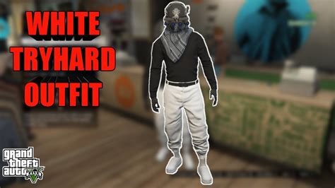 White Tryhard Joggers Outfit Gta 5 Online Youtube