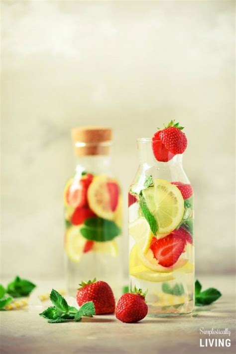 Strawberry Lemon Infused Water Recipe A Detox Water Recipe