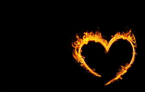 Hd Wallpaper Background Fire Flame Heart Burning Wallpaper Flare