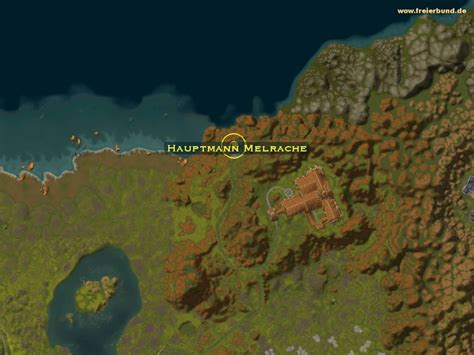 Hauptmann Melrache Monster Map And Guide Freier Bund World Of Warcraft