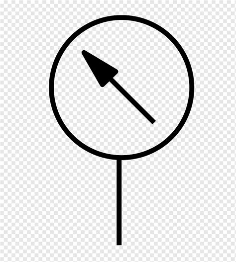 Electronic Symbol Pressure Measurement Manometers Chart Symbol Angle