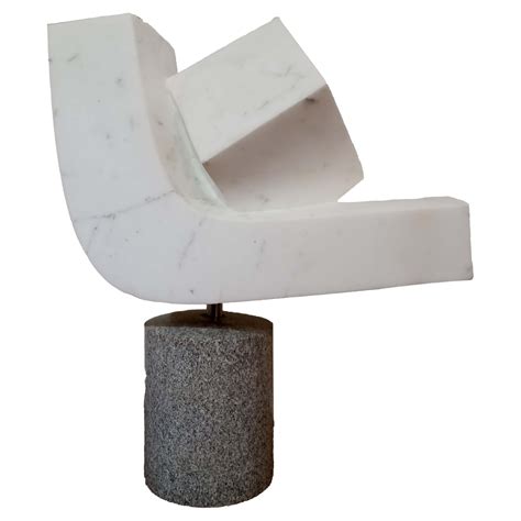 A 1970s Modernist Marble Sculpture Signed Lucy Baker At 1stdibs