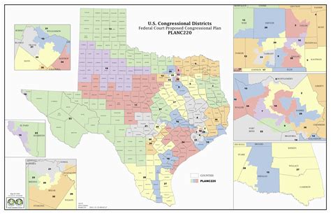 Texas School District Maps Map Of Texas Congressional Districts